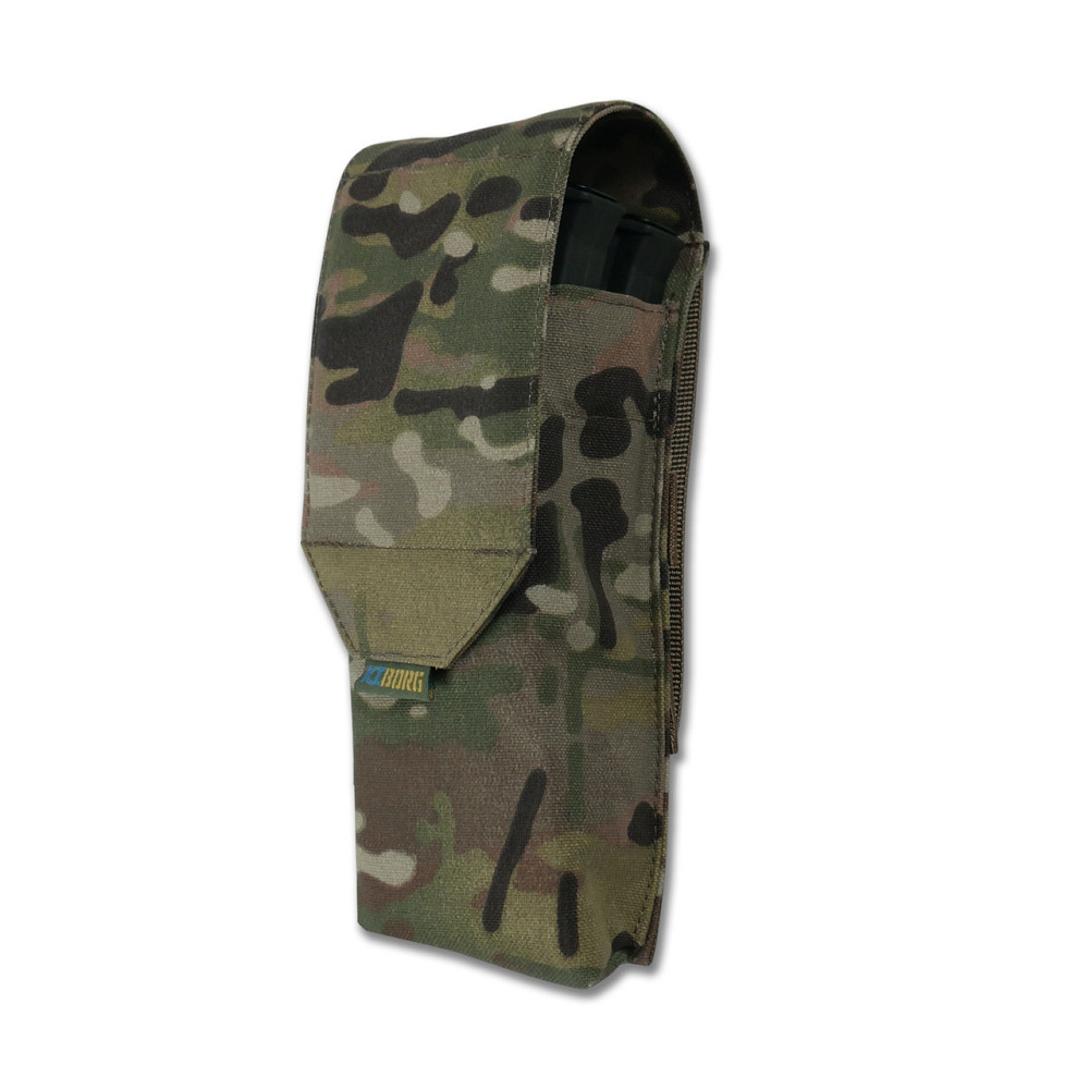 Тактичний підсумок під 2 магазина KIBORG GU Double Mag Pouch Multicam. Підсумок для магазинів мультикам Київ - фото 2