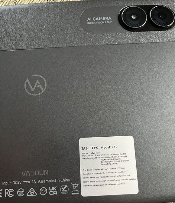 Планшет Vasoun L10 8/128Gb. Харьков - изображение 5