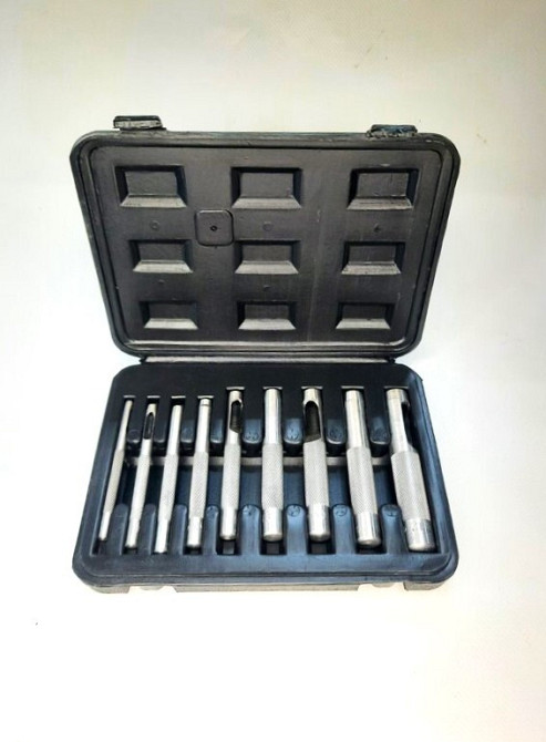 Набір просічок 3-10 мм, 12мм 9 предм. 4328411 кейс Вінниця - фото 1