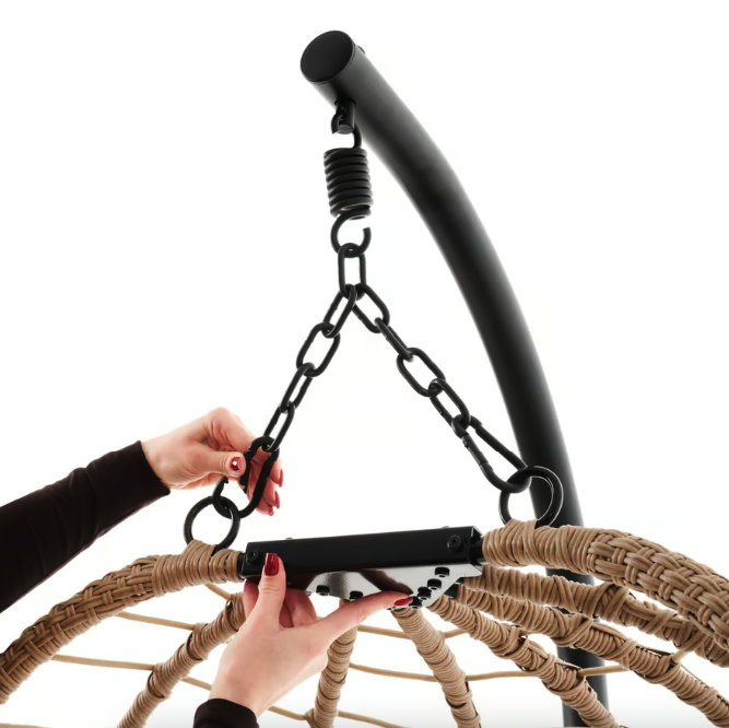 Підвісне крісло-кокон Di Volio Corta одномісне бежевий Киев - изображение 10