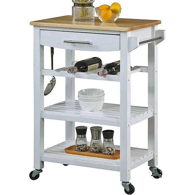 Стіл-візок "Нелвіл" зефір-сієна Миколаїв - фото 1