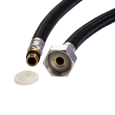 Шланг для сместителя AQUASTRONG NYLON M10х1/2'' 30 см УШ (AS18030) Киев - изображение 2