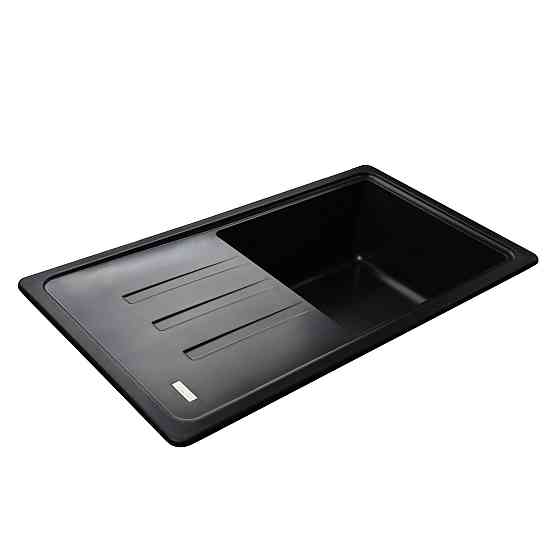 Гранітна мийка Globus Lux LUGANO чорний 780х435мм-А0002 Київ