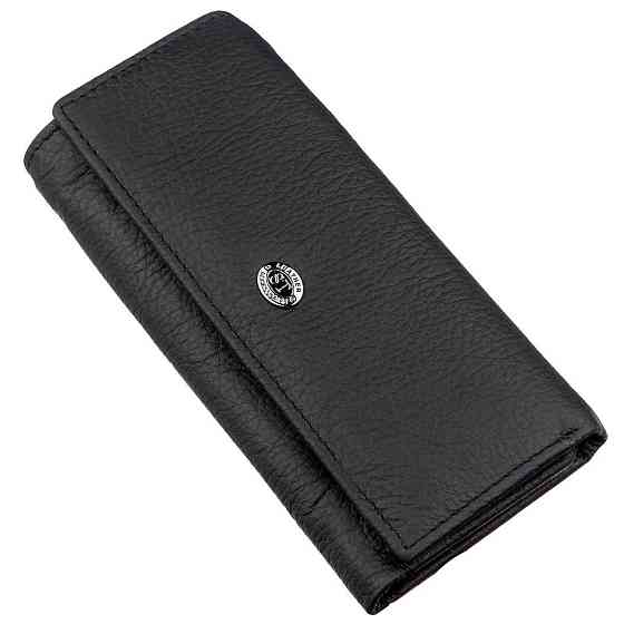 Чоловіча ключниця-гаманець ST Leather 18839 Чорний Київ