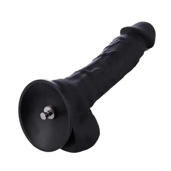 Силіконовий дилдо Hismith 8.3" Silicone Dildo Black Львів