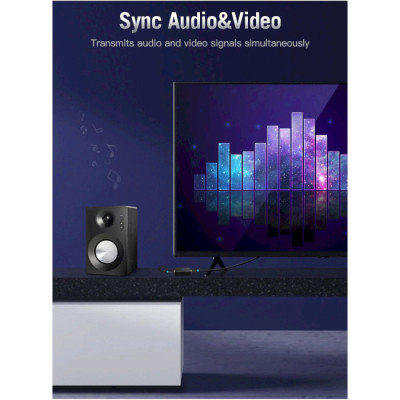 Кабель HDMI M - M, 2.0 м, V2.0, 4K 30Гц, PVC Vention Винница - изображение 9