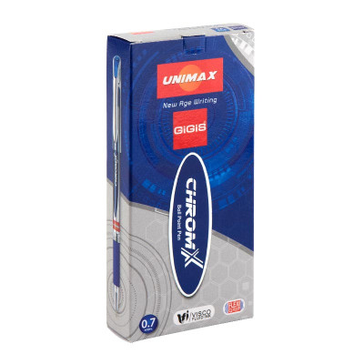 Ручка кулькова Unimax ChromX, синя (UX-119-02) Вінниця - фото 3