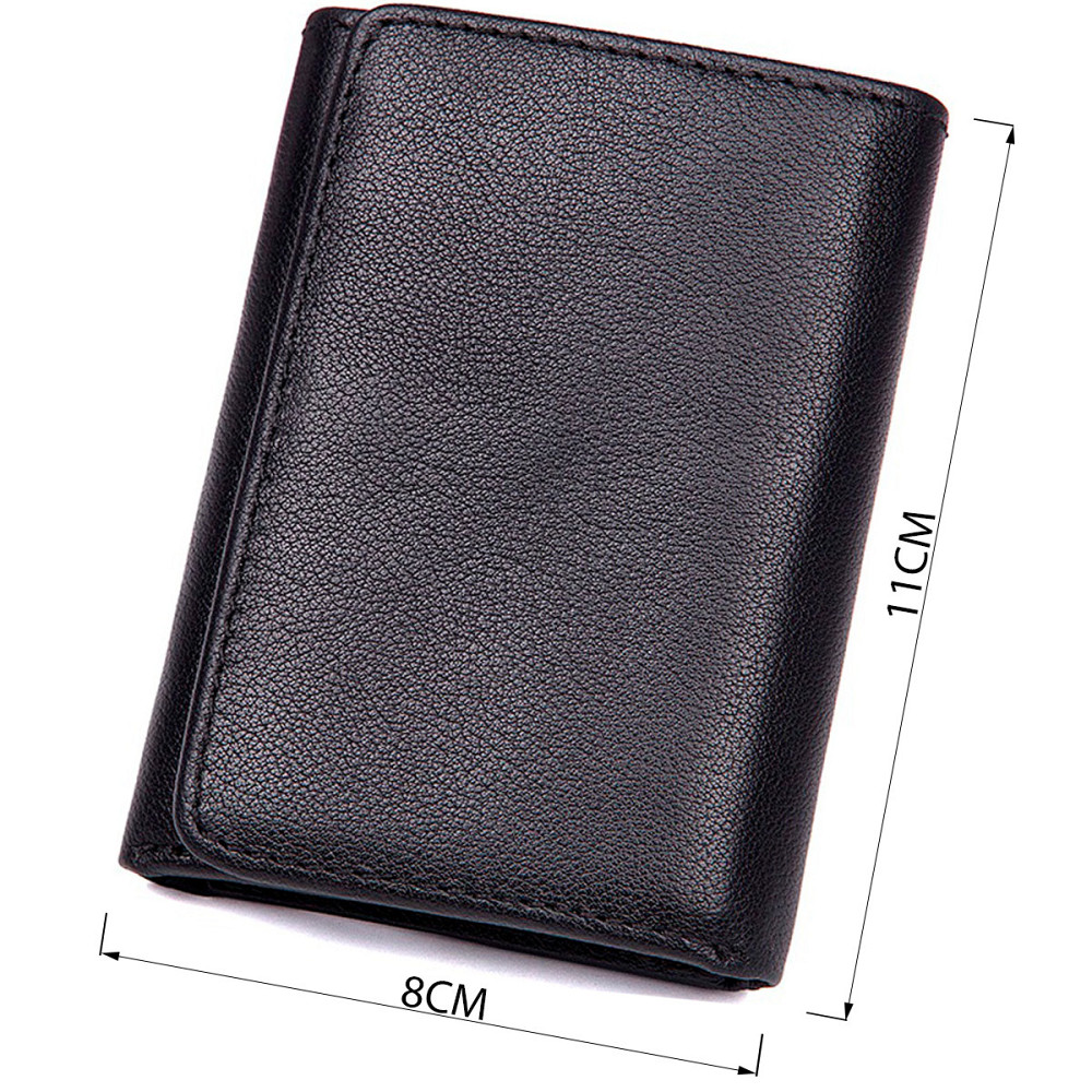 Кошелек кожаный Черный (Vintage) Киев - изображение 7