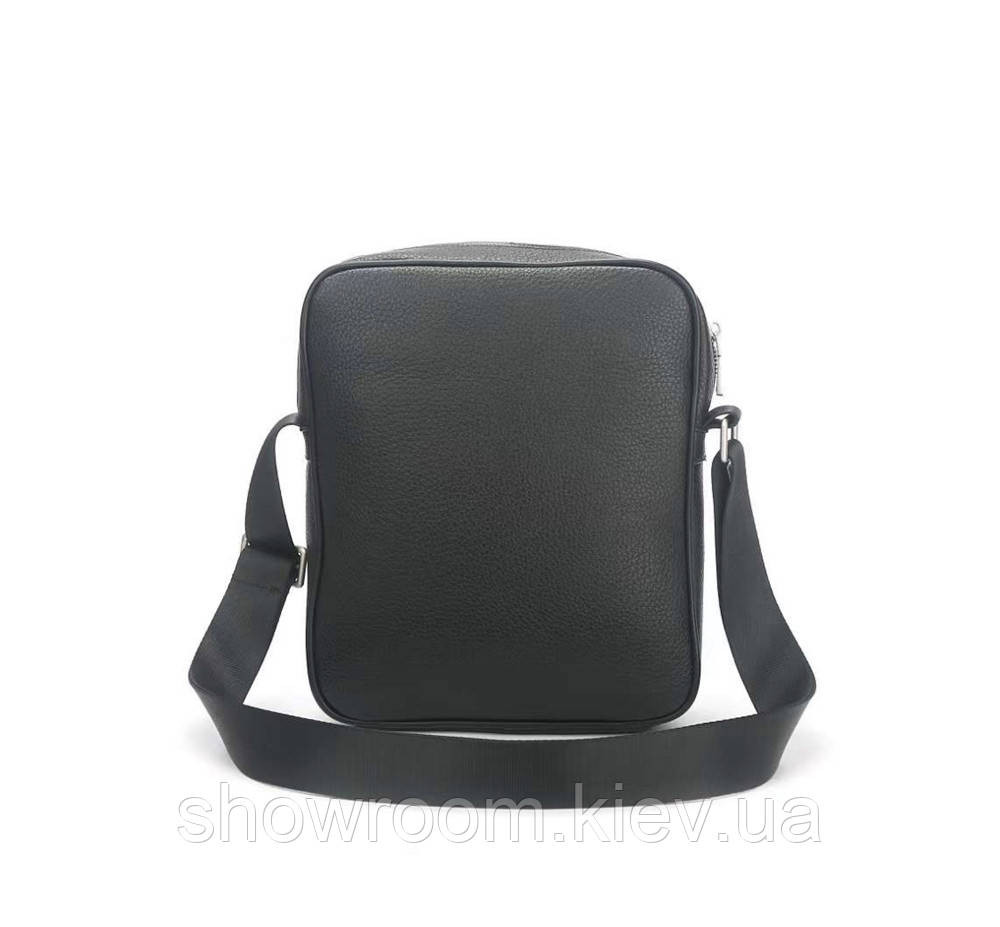 Мужская брендовая сумка через плечо (670) черная Киев - изображение 5