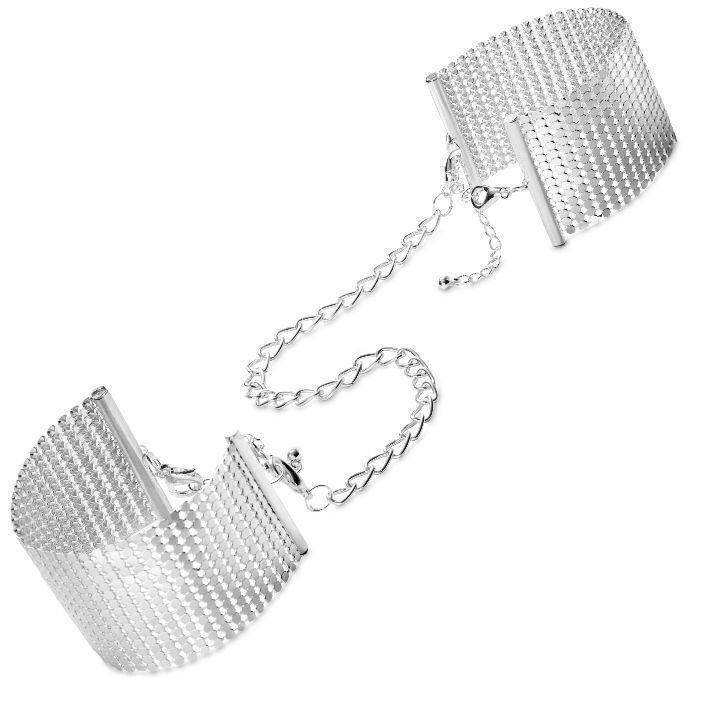 Наручники Bijoux Indiscrets Desir Metallique Handcuffs - Silver, металеві, стильні браслети Sex Aura Київ - фото 1