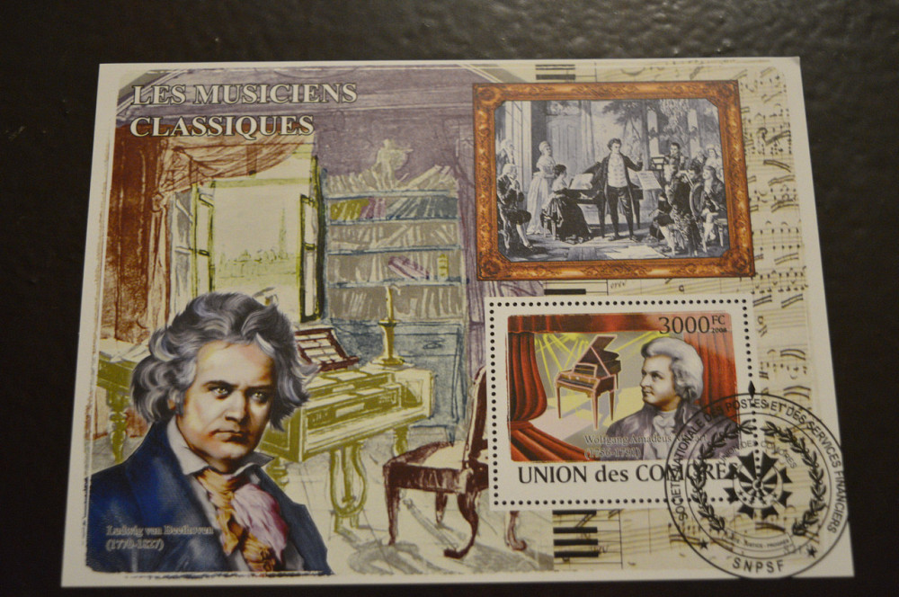 Комори. Малий аркуш. 2008 рік. Особистості Полтава - фото 1