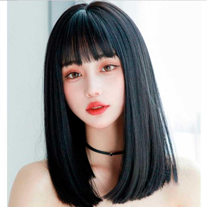 Перука довге каре "Брюнетка"- 36 см Вінниця - фото 1