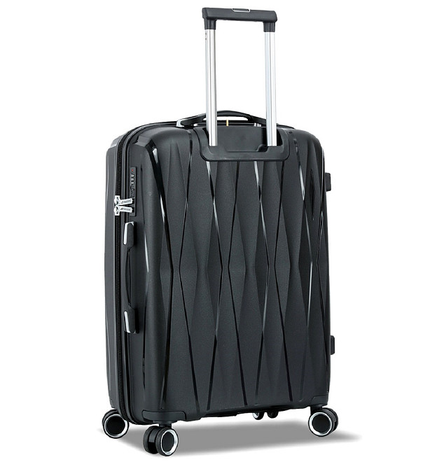 Чемодан полипропиленовый MADISSON 51103 средний 67 см черный Киев - изображение 5