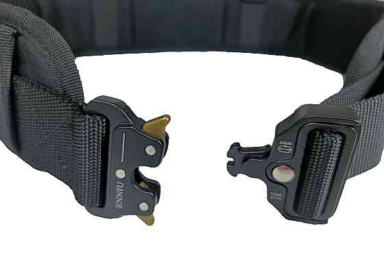 Розвантажувальний тактичний пояс РПС із кріпленням MOLLE чорний (варбелт, warbelt) Коломия