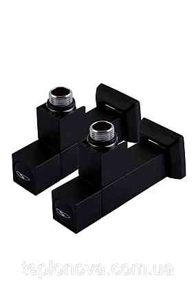 Крани Чорні для рушникосушки LUX Solomon 1/2" Black LUX Чернівці