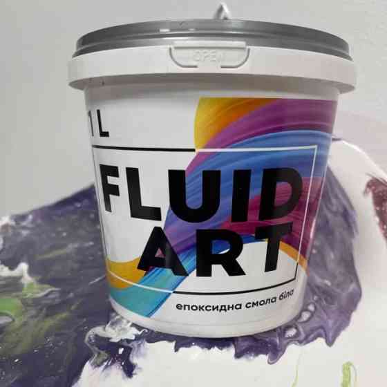 Епоксидна смола MG Fluid Art 1 кг графіт Киев