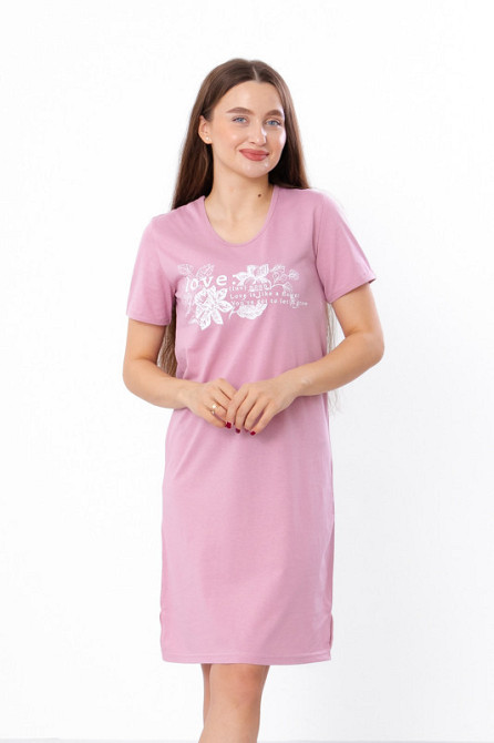 Ночная сорочка женская короткий рукав 100% хлопок топ Киев - изображение 1