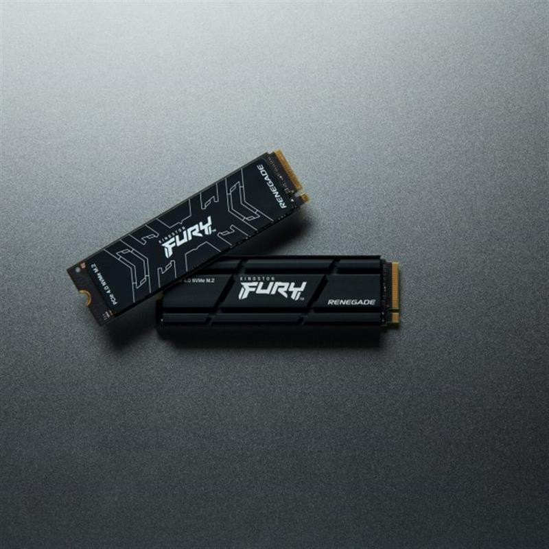 Накопичувач SSD 2.0TB Kingston Fury Renegade with Heatsink M.2 2280 PCIe 4.0 x4 NVMe 3D TLC (SFYRDK/2000G) M.2 Харків - фото 5