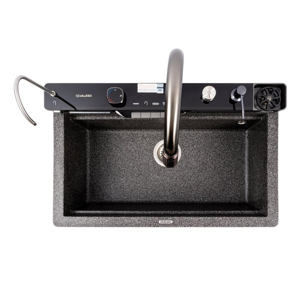 VALESO Гранітна мийка VALESO EVANORA 7546 матова Графіт Киев - изображение 5