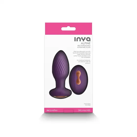 Анальна пробка з вібрацією NS Novelties INYA - Alpine - Purple Львів