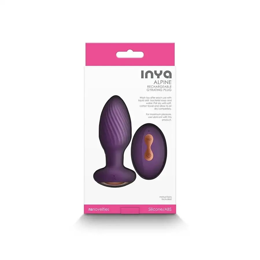 Анальна пробка з вібрацією NS Novelties INYA - Alpine - Purple Львів - фото 4