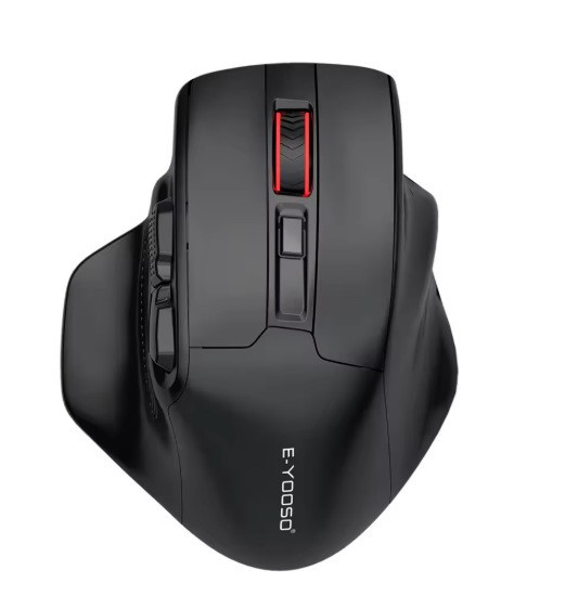 Ігрова комп'ютерна миша E-YOOSO X-31 мишка з USB приймачем 2.4G і 4800 DPI, чорна Запоріжжя - фото 1