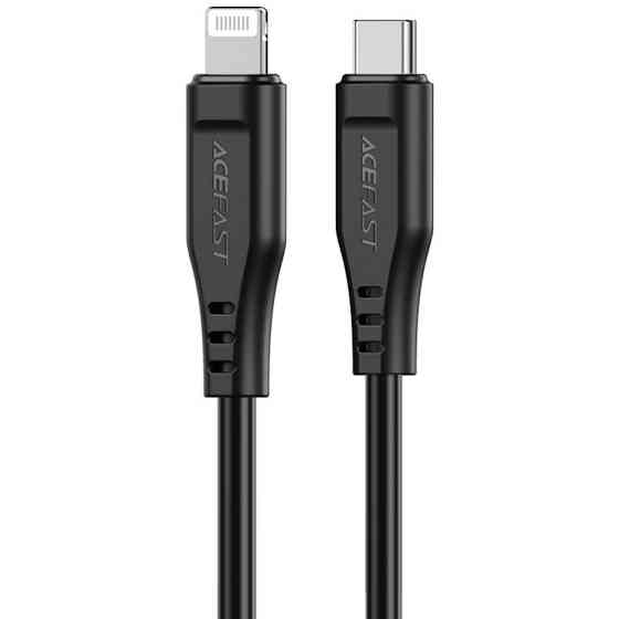 Кабель USB 2.0 Type-C-Lighting, 1,2 м, 3.0A, TPE C3-01 Black Acefast Вінниця