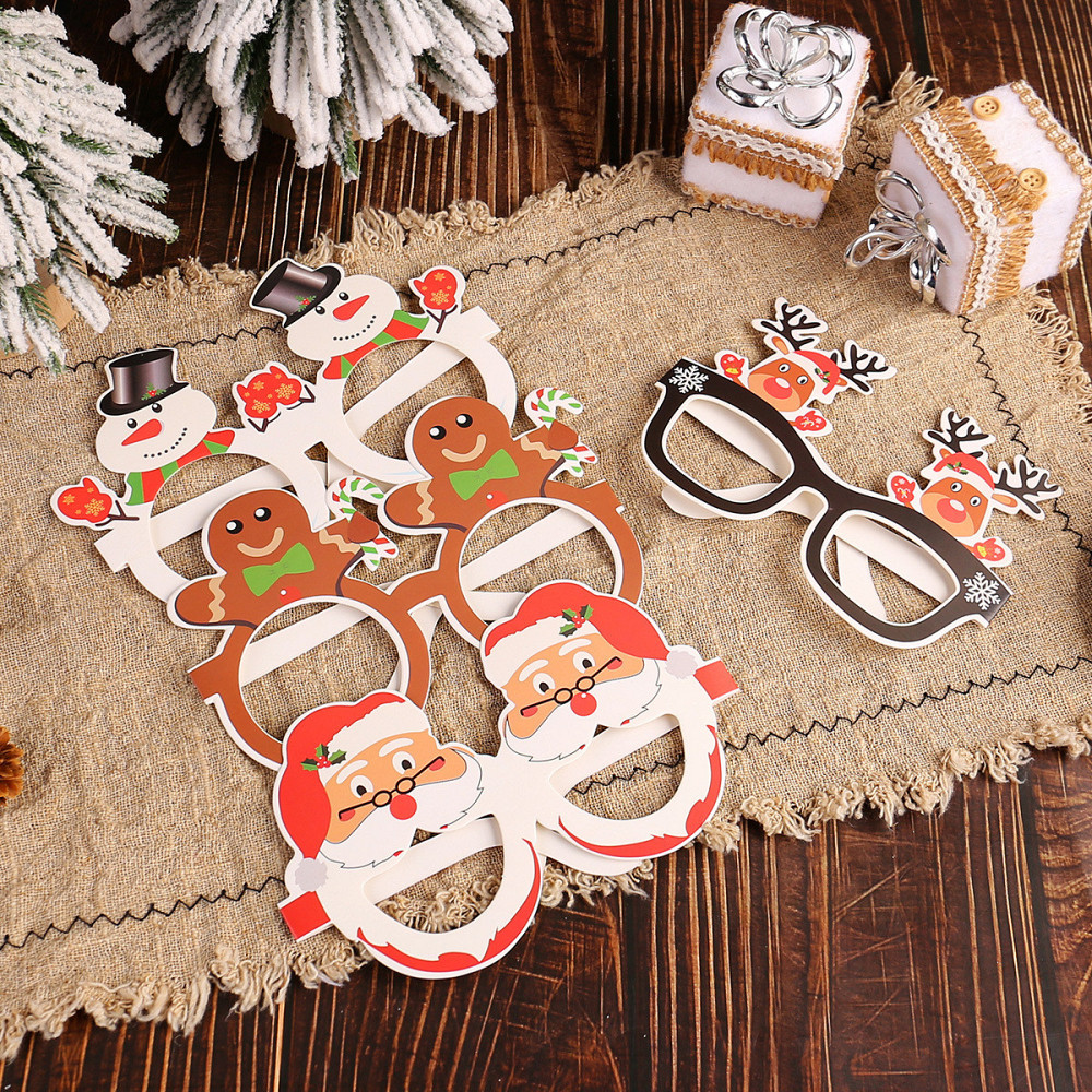 Новорічна фотобутафорія Окуляри 9 штук різнобарвний Київ - фото 5