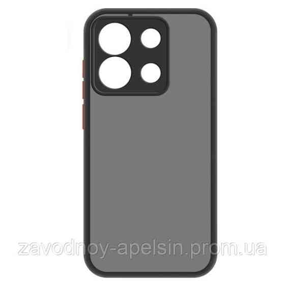 Xiaomi Redmi Note 13 4G Чохол матовий Захист камери (чорний) Одеса