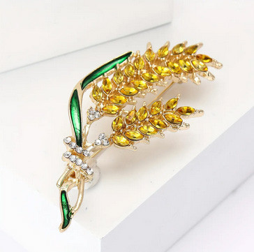 Брошь в украинском стиле Колосья Киев - изображение 1