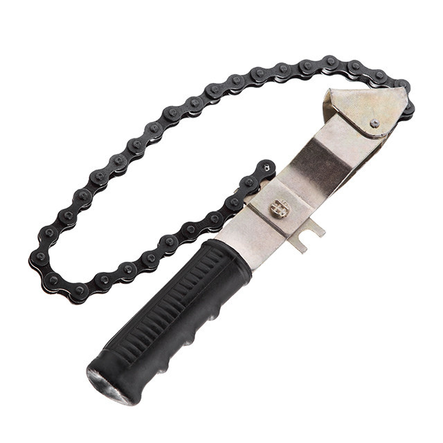 Знімач масляного фільтра INTERTOOL - Компактний знімач з потужним ланцюгом Львів - фото 1