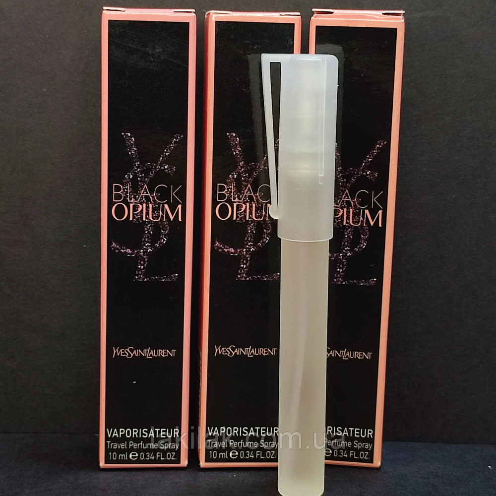 Парфумована вода Yves Saint Laurent Opium Black, 10мл (з роспилювачем), жіночі Херсон - фото 1