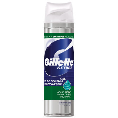 Гель для бритья Gillette Series Moisturizing Увлажняющий 200 мл (3014260220051) Винница - изображение 1