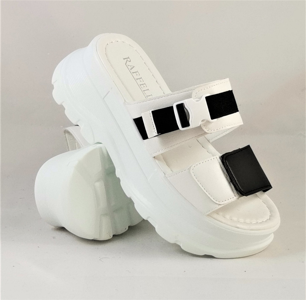 Шлёпанцы Тапочки Белые на Танкетке Женские на Платформе (размеры: 38,39,40,41) - 30-2 Днепр - изображение 2