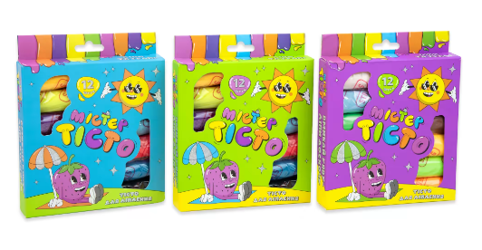 Набір для творчості Містер тісто 12 штук Strateg українською мовою (41002), шт Київ - фото 1