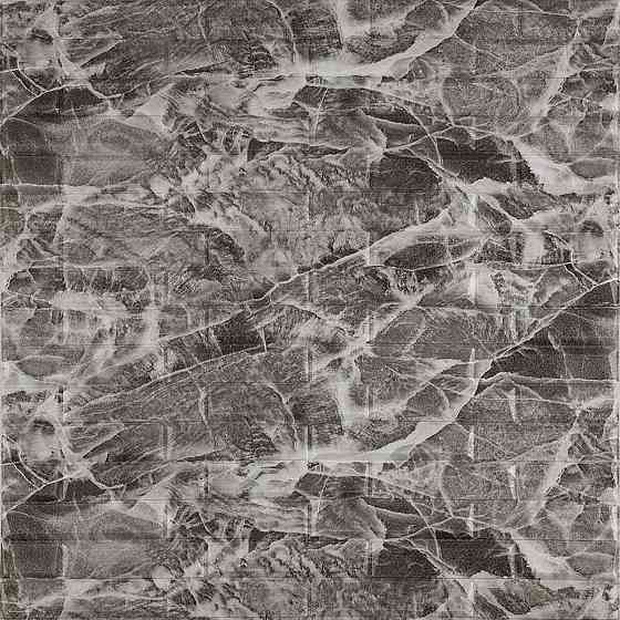 3D панель самоклеюча кладка 700х770х7мм Чорна-біла (330) SW-00000674 Київ