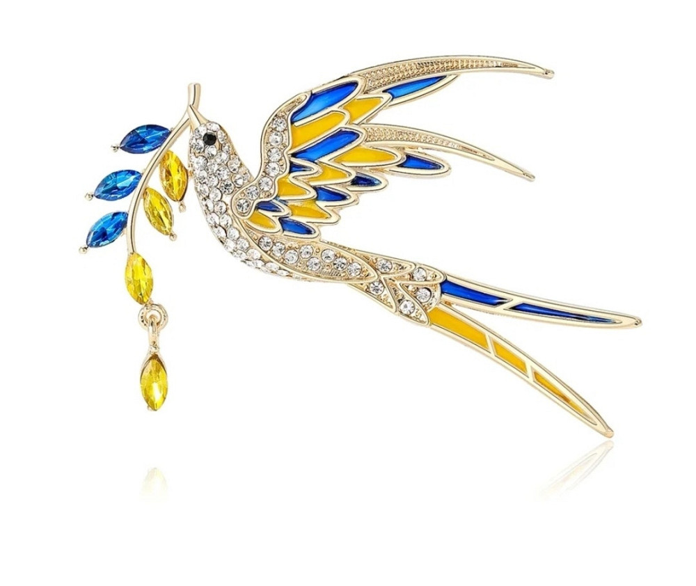 Патріотична брошка "Ластівка" Сміла - фото 1