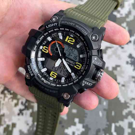 Skmei 1283 Black-Military Wristband. Київ