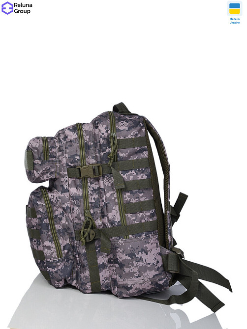 Тактичний рюкзак піксель на спину 45 литів багато відділів єпріпкий Одеса - фото 2