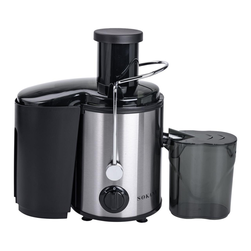 Соковижималка шнекова електрична з чашею Sokany SK-4000 800 Вт Чорна Київ - фото 1
