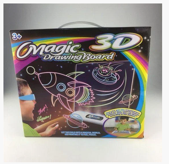 Магічна 3D дошка для малювання / magic drawing board 3d / 4150 Дніпро - фото 2