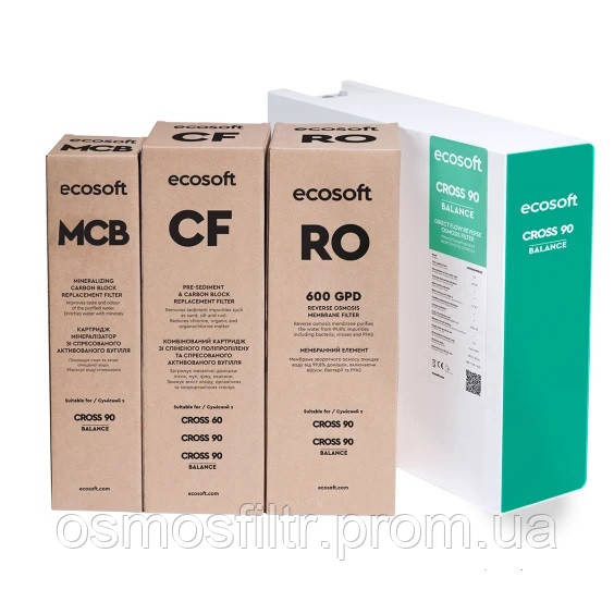 Компактний розумний фільтр зворотного осмосу CROSS90 Balance (MO3600MPECO) Київ - фото 4