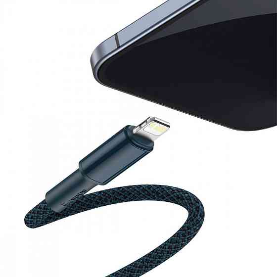 Кабель Baseus High Density Braided Type-C to Lightning PD 20W 2м білий Львів