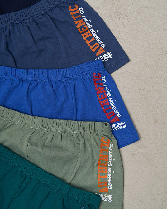 Боксеры подростковые однотонные - сбоку надпись. Набор из 5 шт. Nicoletta 30608 8-9 Киев - изображение 4