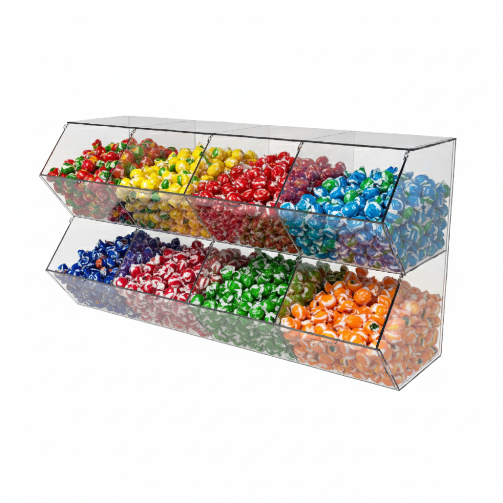 Диспенсер EKOSTAR для мармеладів, снеків, горіхів 8 комірок Київ - фото 1