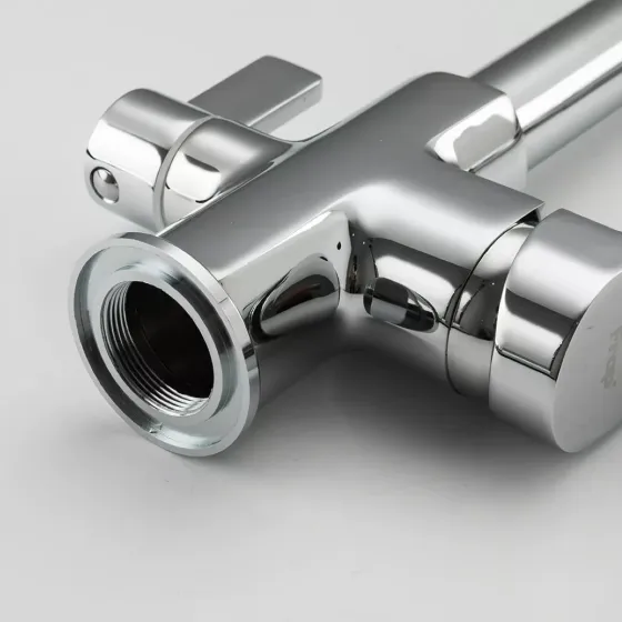 Смеситель для кухни под фильтр Frap F4361 на две воды , хром Киев