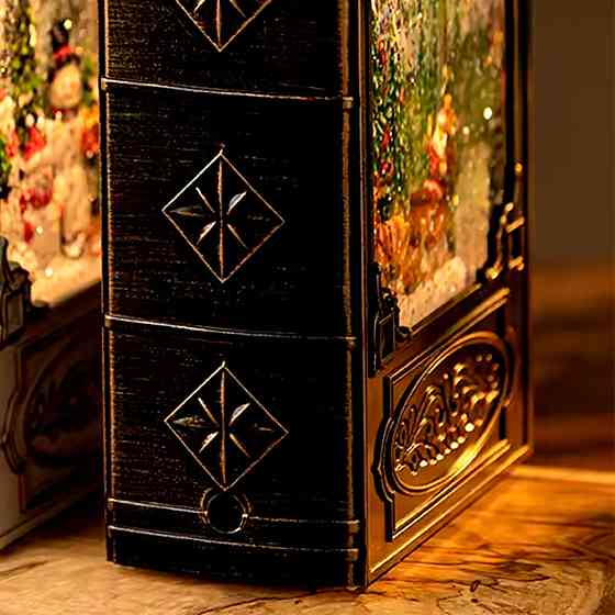 Музичний новорічний нічник Різдвяна книга (19,1×13,2см), від USB, WDL-24023 Київ