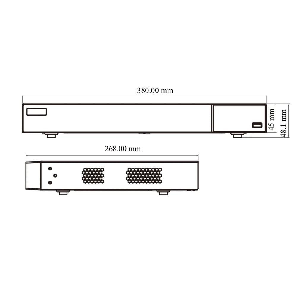 IP-відеореєстратор 16-канальний 16Mp TVT TD-3316H2-B2-B (192-192) (77-00420) Київ - фото 11