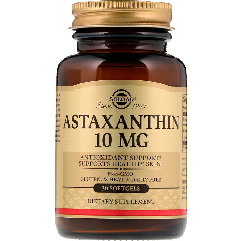 Астаксантин (Astaxanthin) 10 мг 30 капсул Київ - фото 1