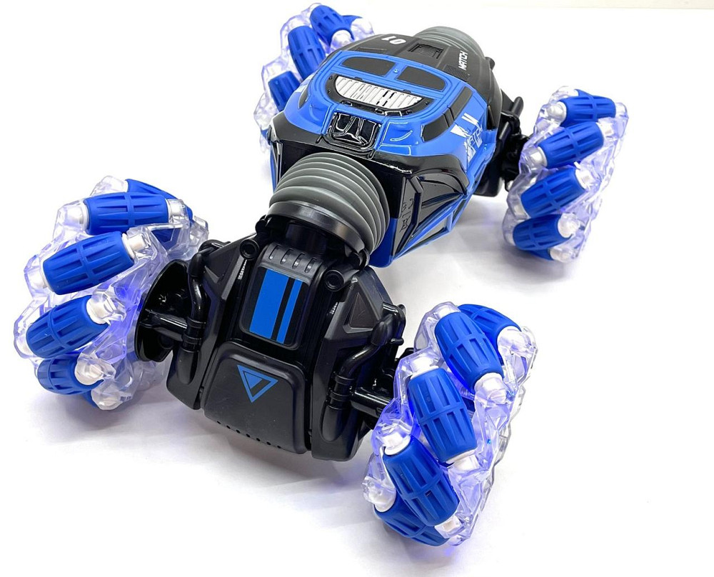 Машина трюкова Limo Toy перевертень всюдихід 2 пульта дистанційного керування Синій (М 5508) Чернігів - фото 1